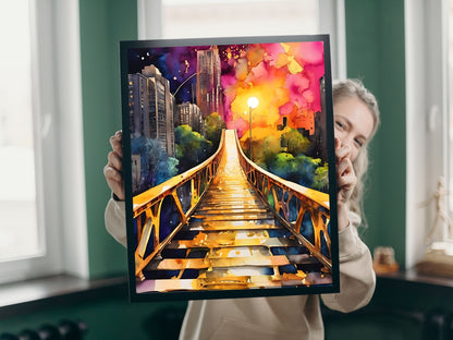 Painting of a Bridge