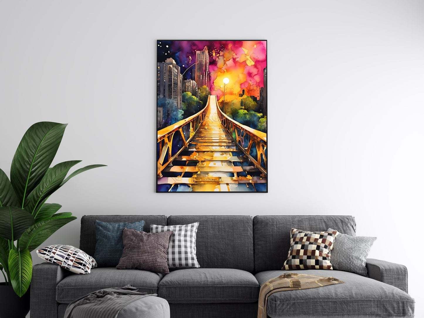 Painting of a Bridge