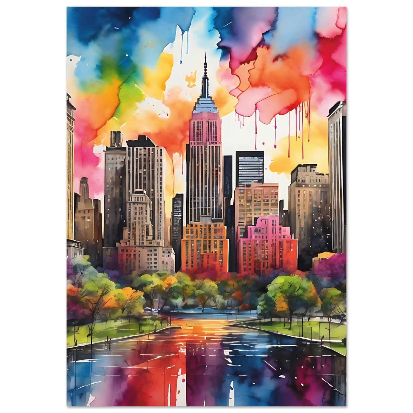 Tableau de New York - leonardodeganci