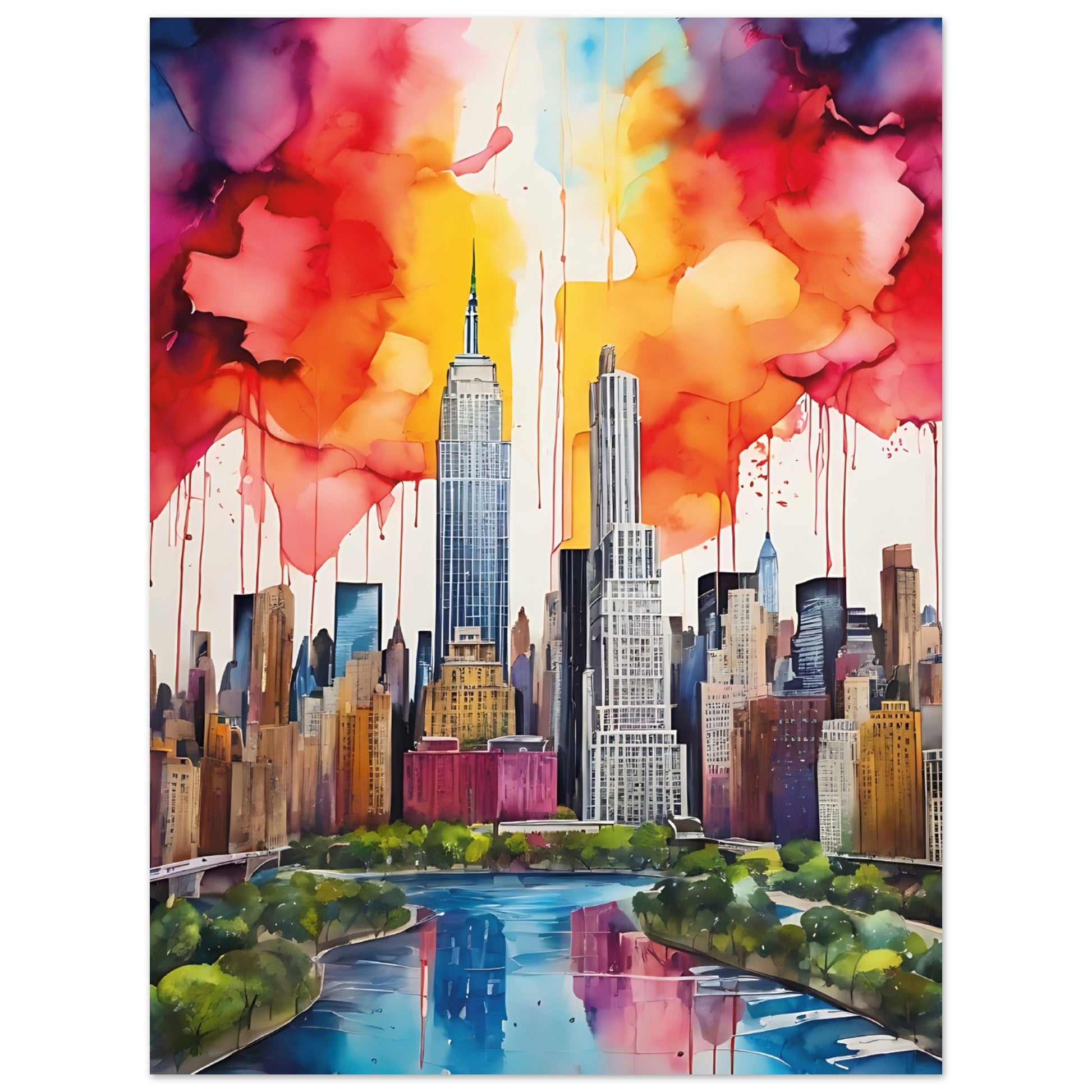 Tableau de New York - leonardodeganci