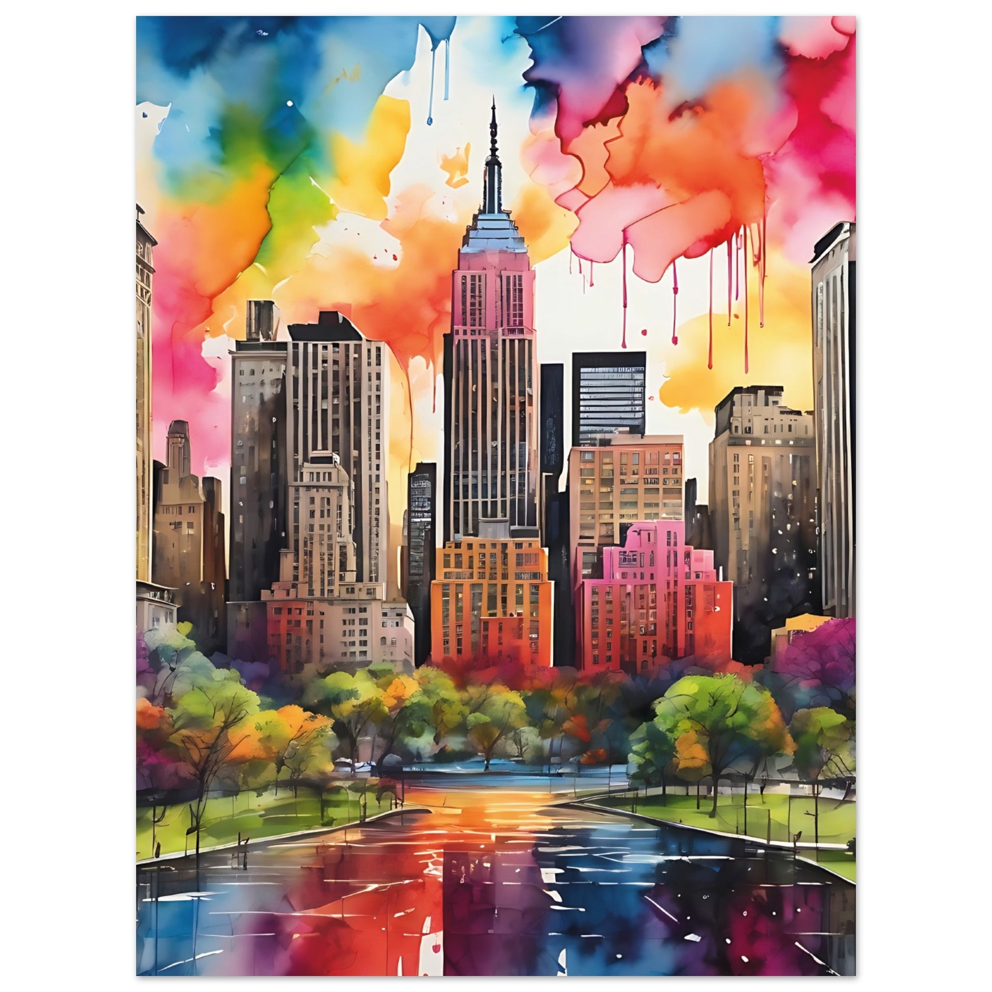 Tableau de New York - leonardodeganci