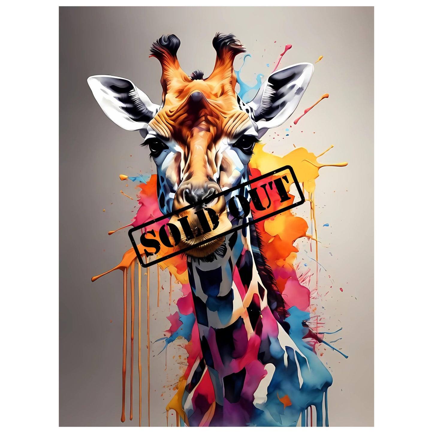 Giraffe Canvas